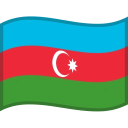 Flag: Azerbaijan Fluent 3D emoji