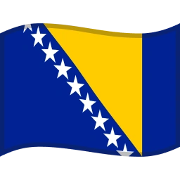 Flag: Bosnia & Herzegovina Fluent 3D emoji