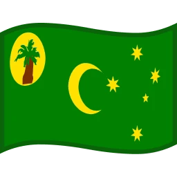 Flag: Cocos (Keeling) Islands Fluent 3D emoji