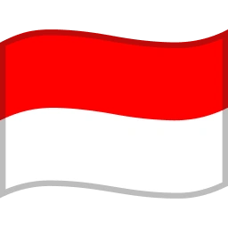 Bendera Indonesia Fluent 3D emoji