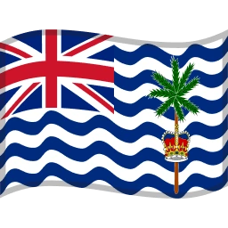 Flag: British Indian Ocean Territory Fluent 3D emoji