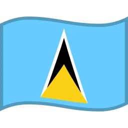 Flag: St. Lucia Fluent 3D emoji