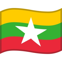 Flag: Myanmar (Burma) Fluent 3D emoji
