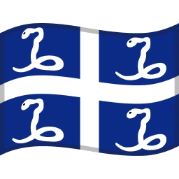 Flag: Martinique Fluent 3D emoji