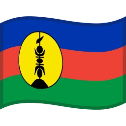 Flag: New Caledonia Fluent 3D emoji
