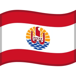 Flag: French Polynesia Fluent 3D emoji