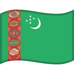 Flag: Turkmenistan Fluent 3D emoji