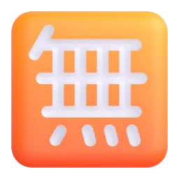 Japanese “free of charge” button Fluent 3D emoji