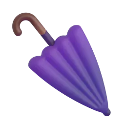 Closed umbrella Fluent 3D emoji