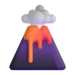 Volcano Fluent 3D emoji