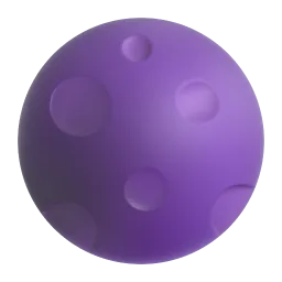 พระจันทร์มืด Fluent 3D emoji