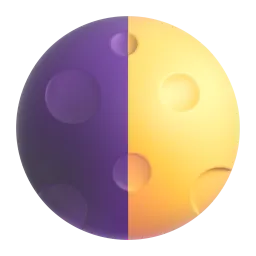 Nusu ya Kwanza Fluent 3D emoji