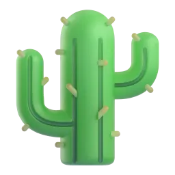 Cactus Fluent 3D emoji