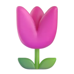 Tulip Fluent 3D emoji