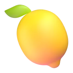 Lemon Fluent 3D emoji