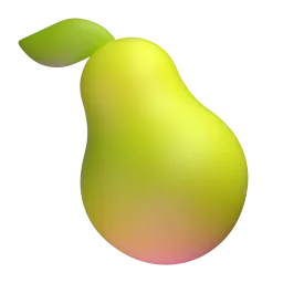 Pear Fluent 3D emoji