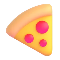 Pizza Fluent 3D emoji
