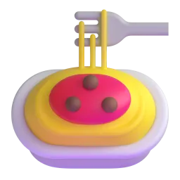 Spaghetti Fluent 3D emoji