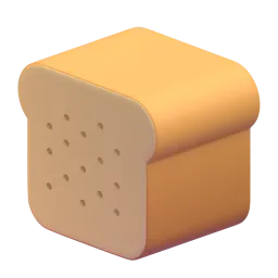 Bread Fluent 3D emoji