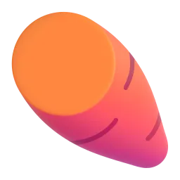 Roasted sweet potato Fluent 3D emoji
