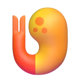 Fried shrimp Fluent 3D emoji