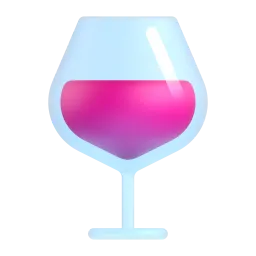 Wine Glass Fluent 3D emoji