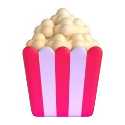 Popcorn Fluent 3D emoji