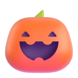 Jack-O-Lantern Fluent 3D emoji
