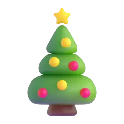Christmas Tree Fluent 3D emoji