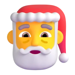 Santa Claus Fluent 3D emoji