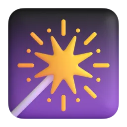 Sparkler Fluent 3D emoji