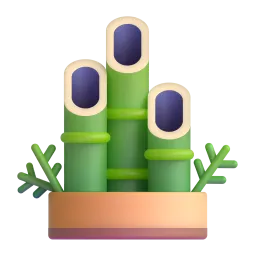 Pine decoration Fluent 3D emoji