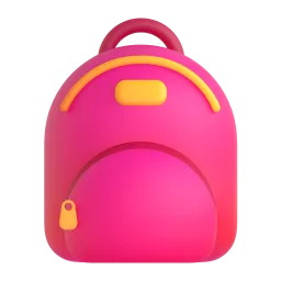 Backpack Fluent 3D emoji