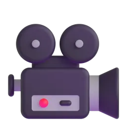 Movie Camera Fluent 3D emoji