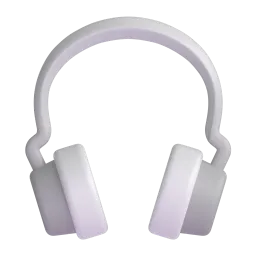 Headphones Fluent 3D emoji