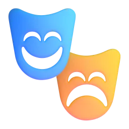 Performing Arts Fluent 3D emoji