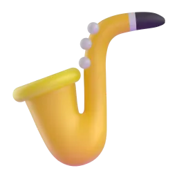 Saxophone Fluent 3D emoji