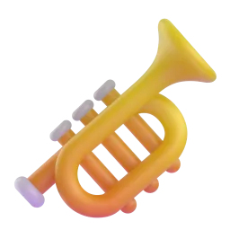 Trumpet Fluent 3D emoji