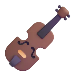 Violin Fluent 3D emoji