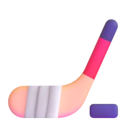 Ice hockey Fluent 3D emoji