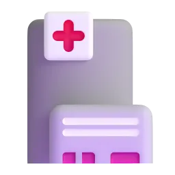 Hospital Fluent 3D emoji