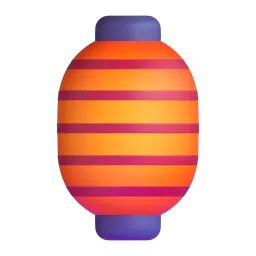 Lentera Jepang Fluent 3D emoji