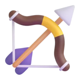 Ok ve Yay Fluent 3D emoji