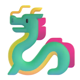 Dragon Fluent 3D emoji