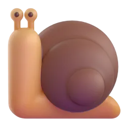 Snail Fluent 3D emoji