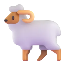 Ram Fluent 3D emoji