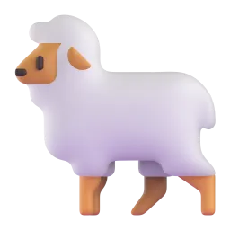 Ewe Fluent 3D emoji