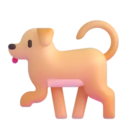 Dog Fluent 3D emoji
