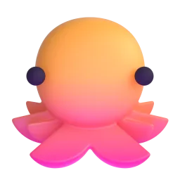 Ahtapot Fluent 3D emoji