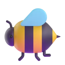 Honeybee Fluent 3D emoji